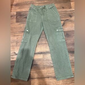 Olive Green Cargo Pants